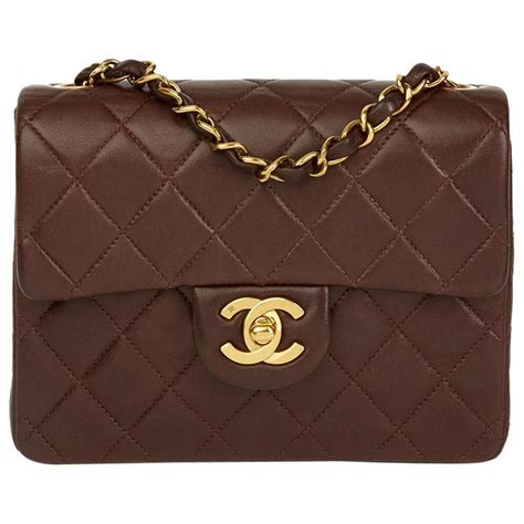 chanel chocolate brown quilted handbag|faux chanel quilted handbag.